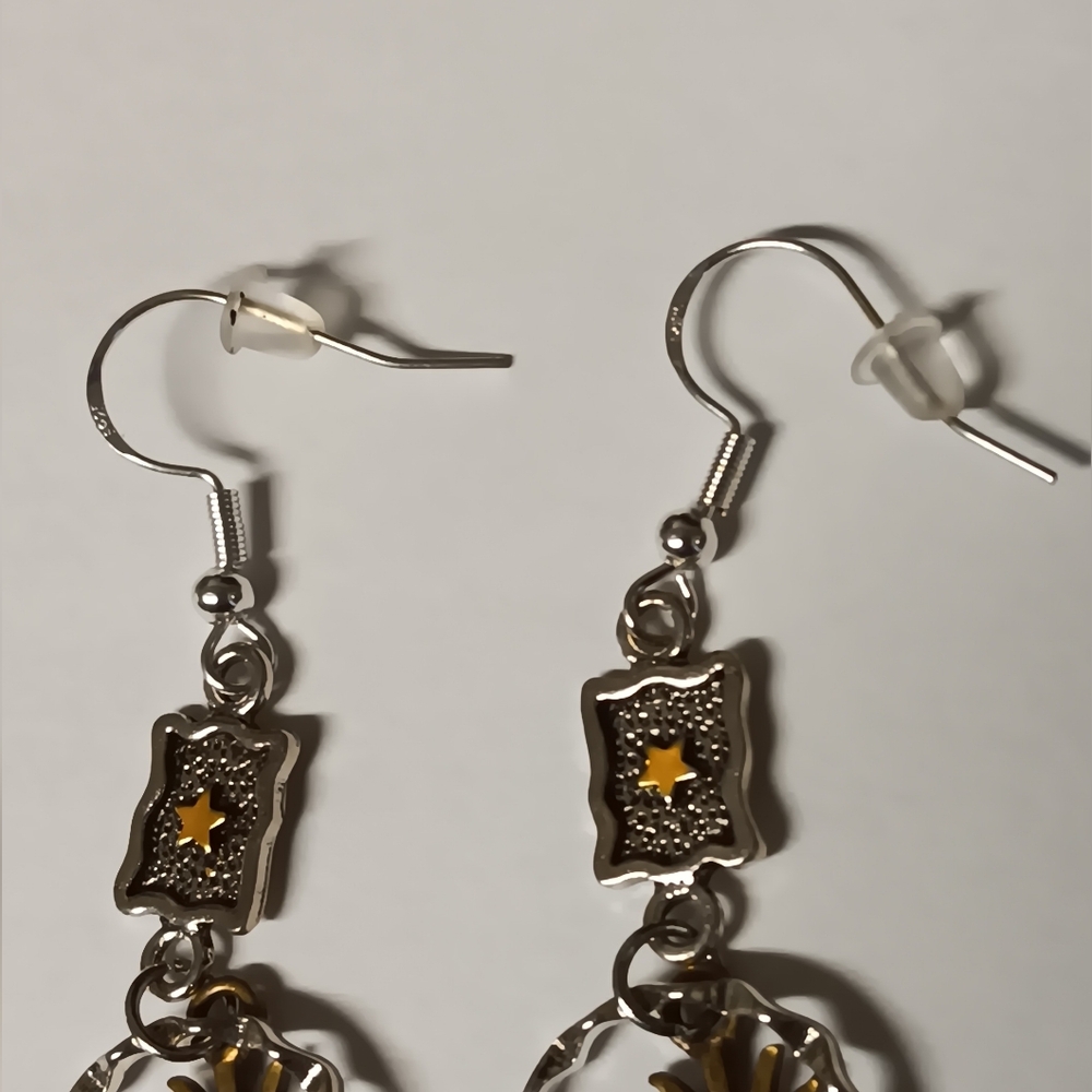 Sun and Moon Earrings (NWT) - Picture 2 of 3